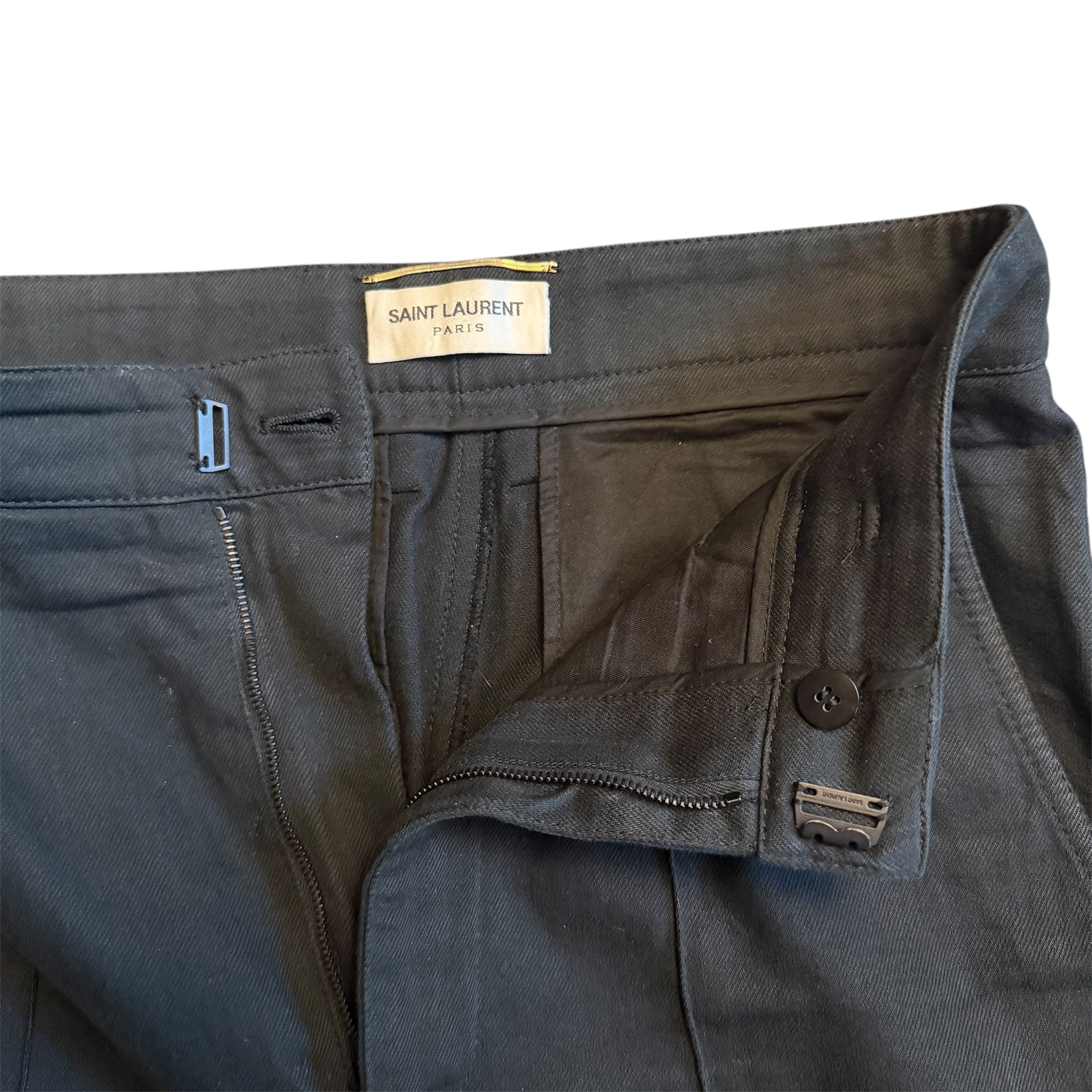 Saint Laurent Paris High Rise Flared Jeans