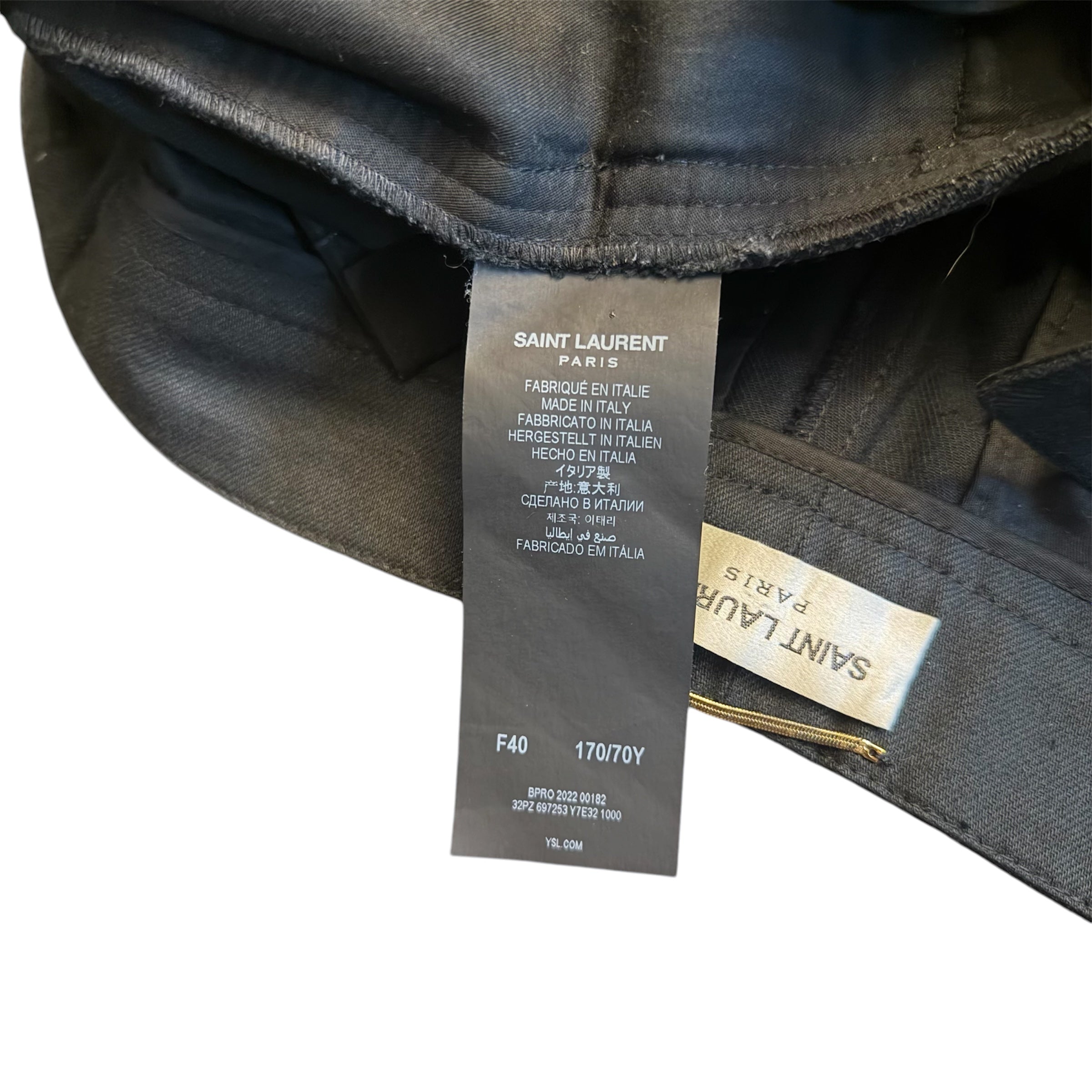 Saint Laurent Paris High Rise Flared Jeans