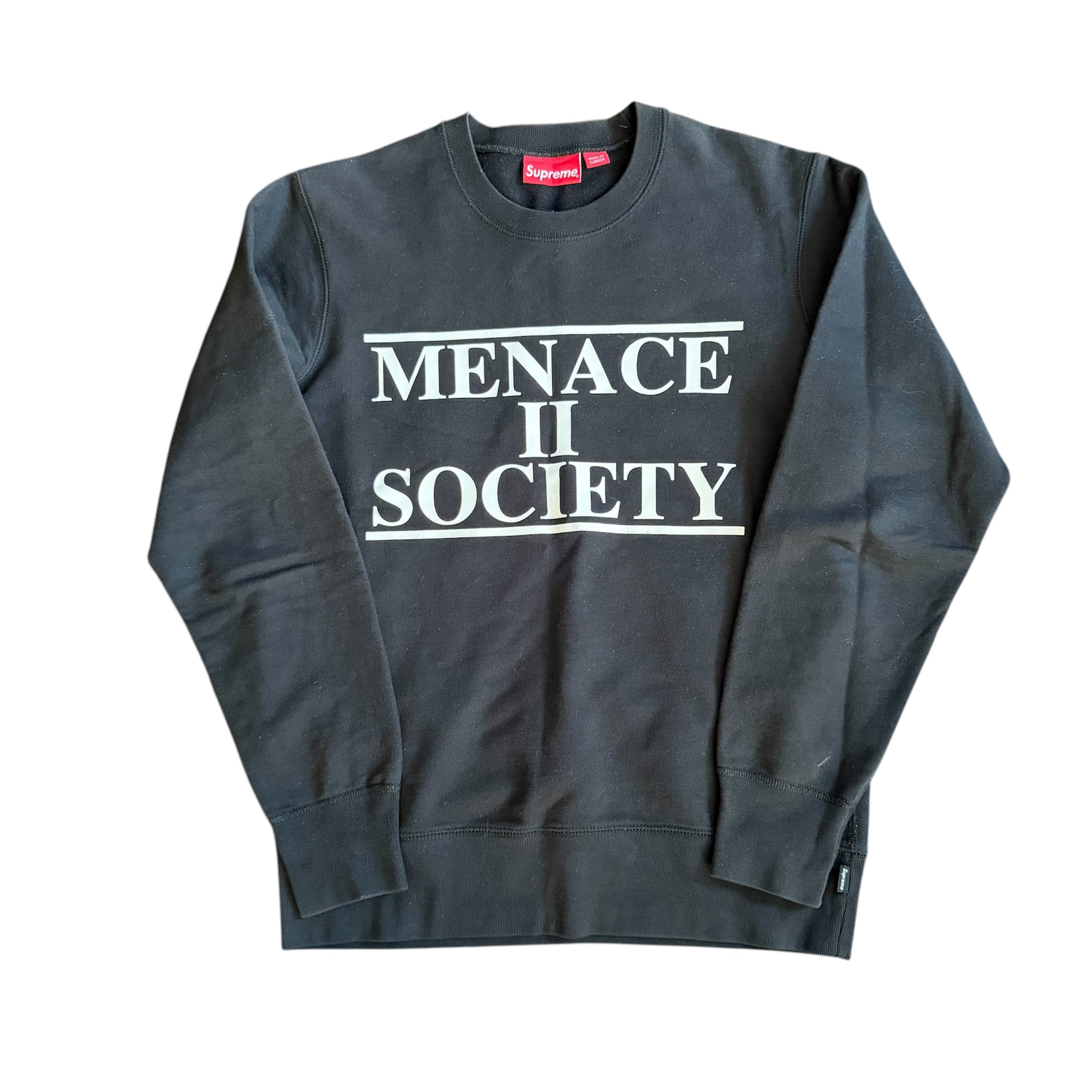 SS2014 Supreme x Menace ii Society Crewneck Sweatshirt