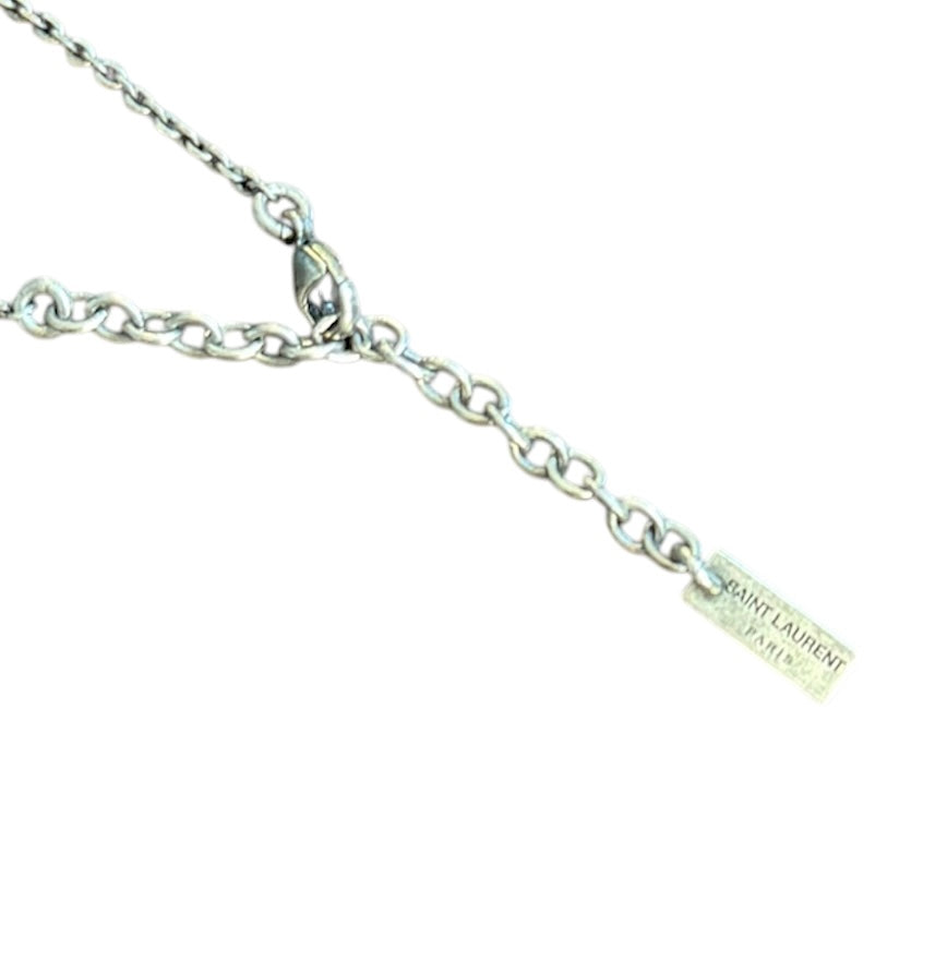 Saint Laurent Paris Charm Necklace