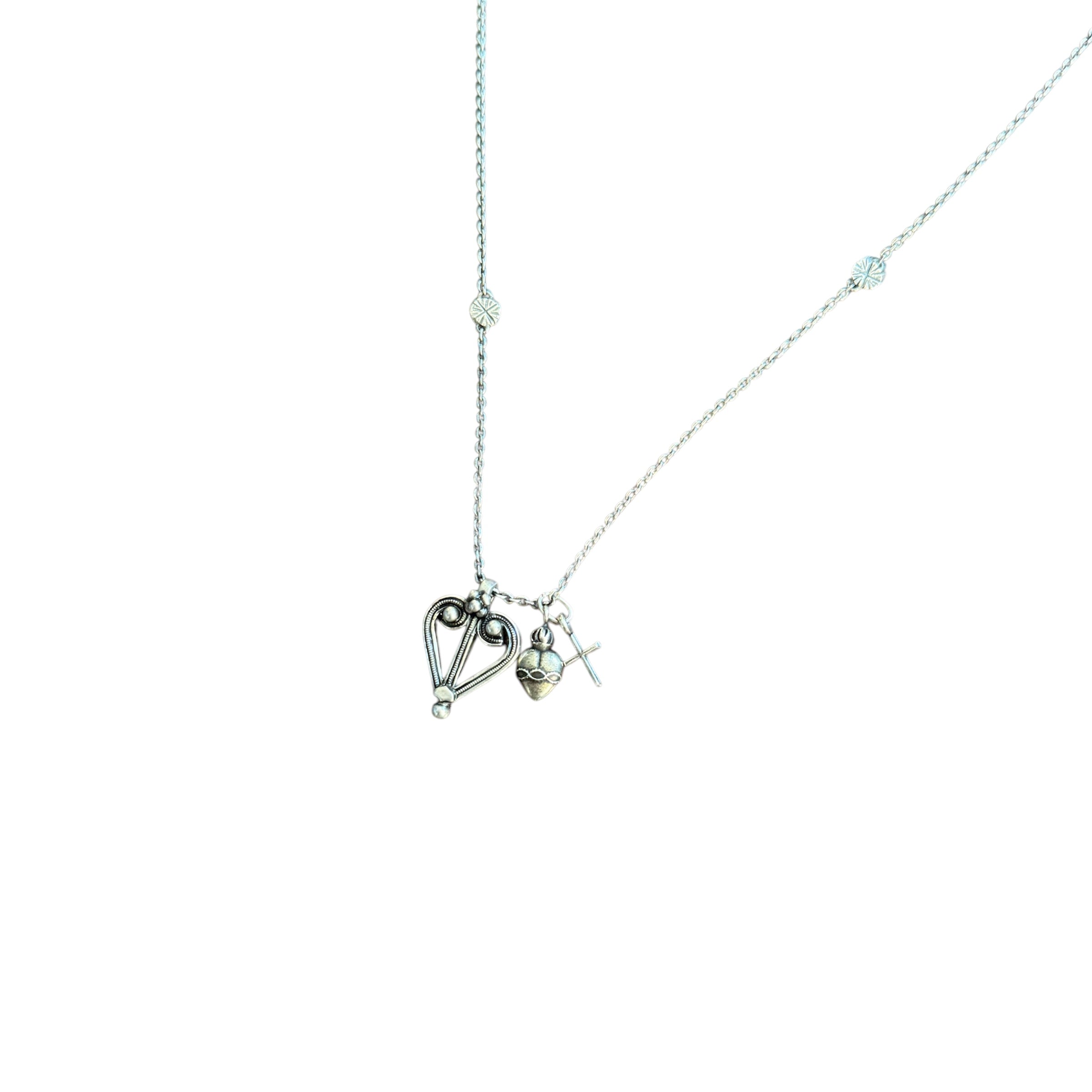 Saint Laurent Paris Charm Necklace