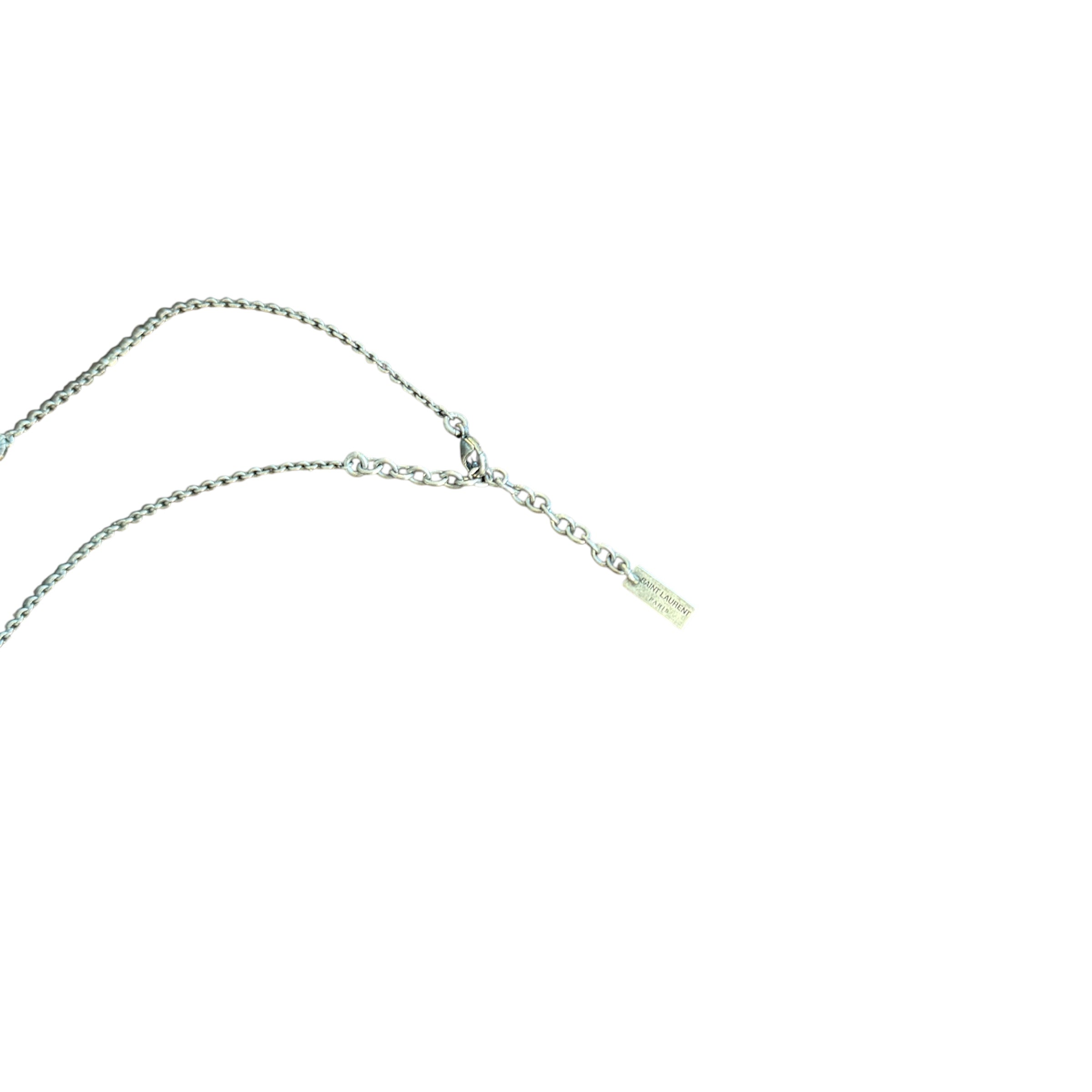 Saint Laurent Paris Charm Necklace