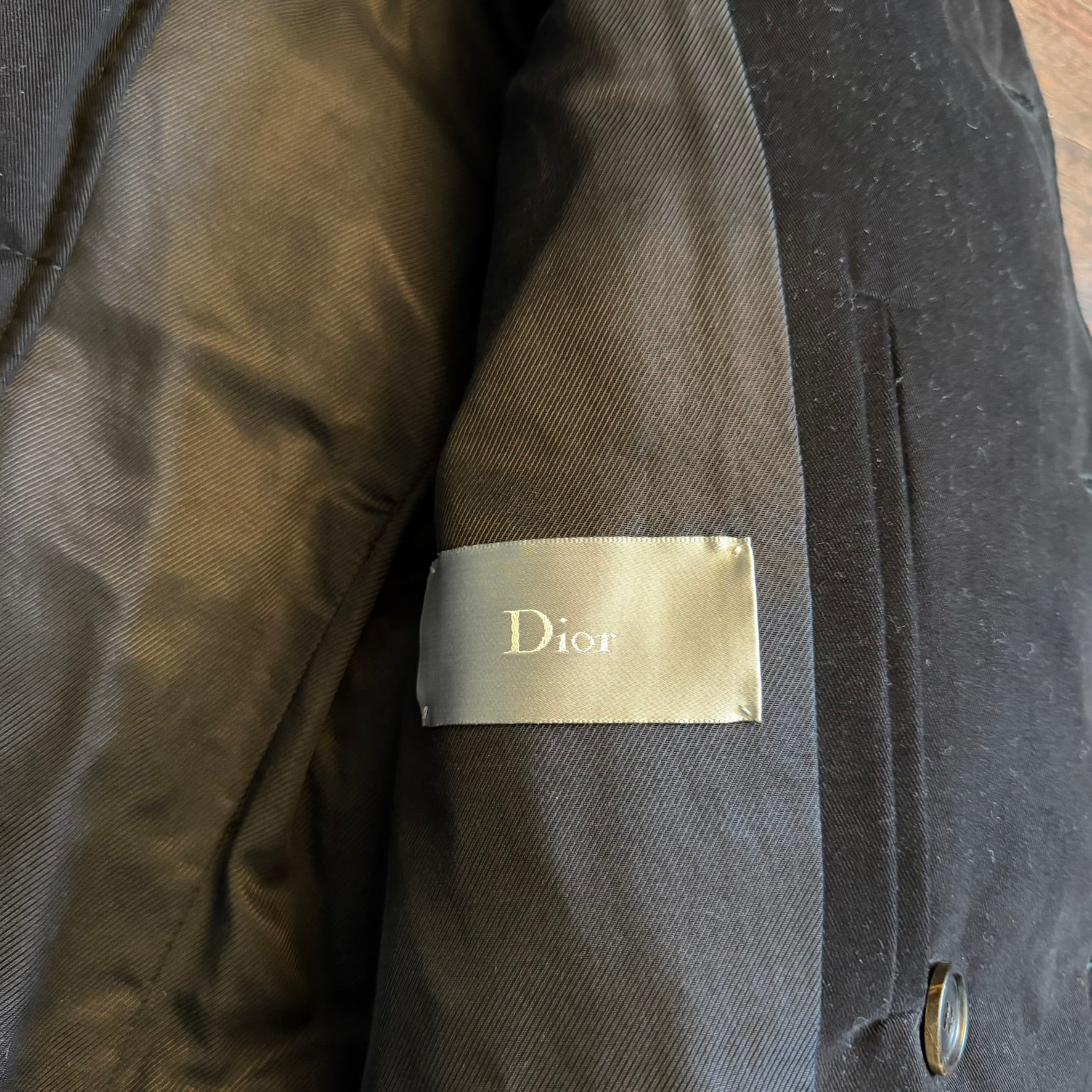Dior Homme AW2012 Double Breasted Cotton Puffer Jacket
