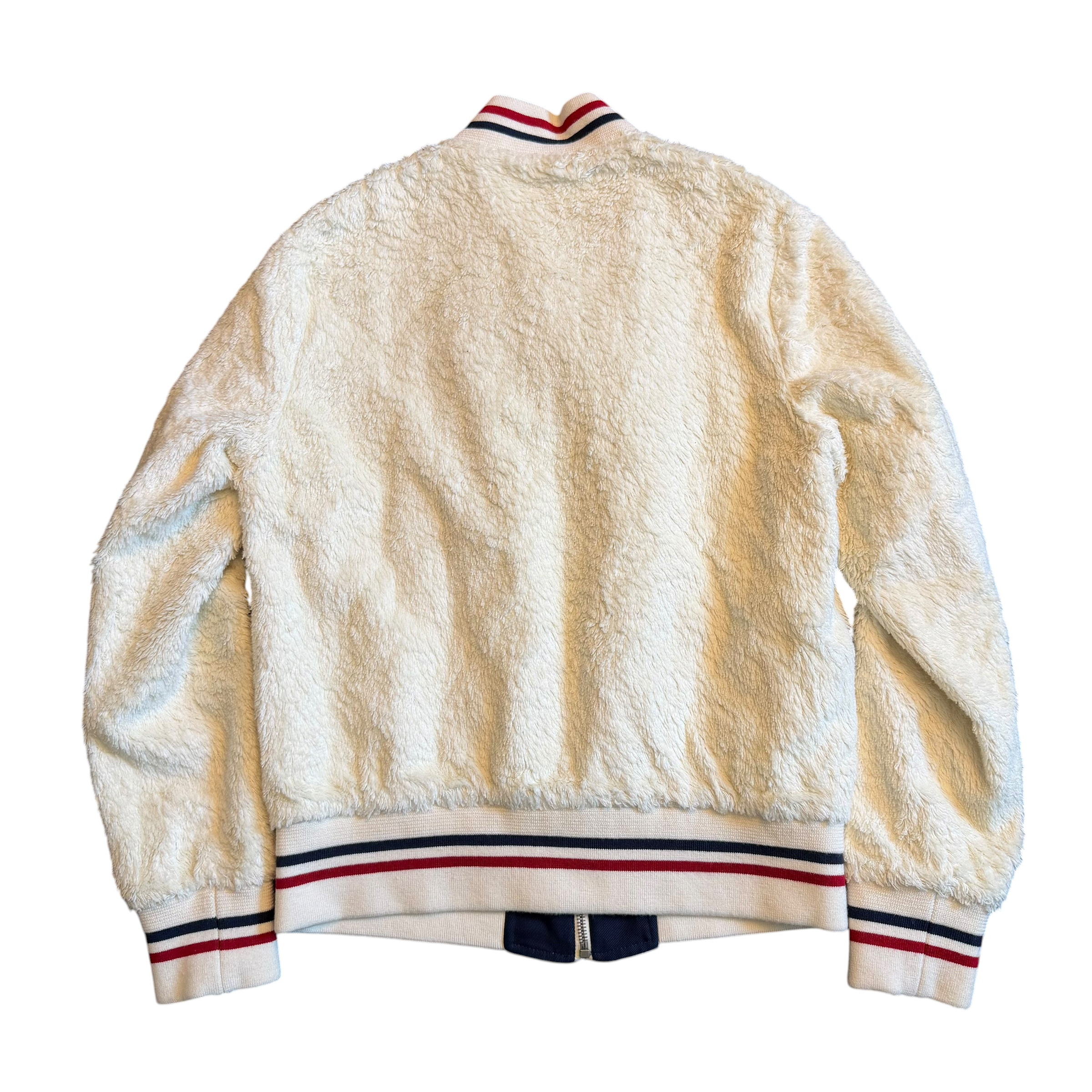 2018 Saint Laurent Paris Faux Fur Teddy Jacket