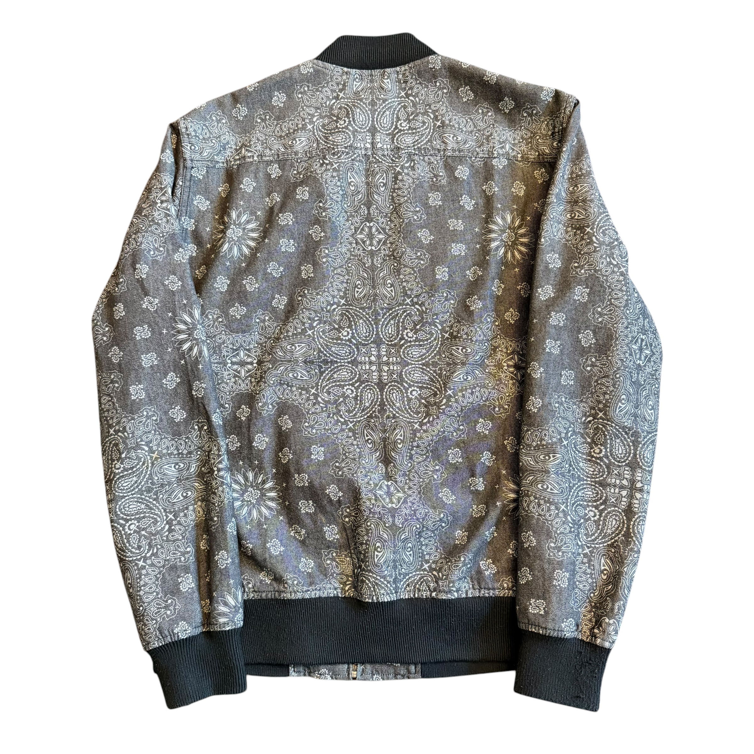 SS13 Supreme Paisley Denim Bomber Jacket