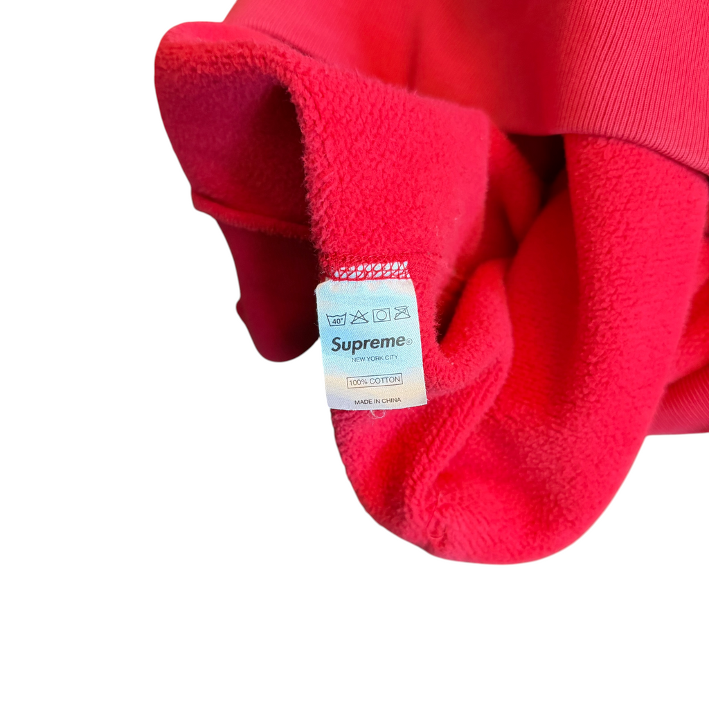 SS2008 Supreme Tartan Plaid Crest Logo Hoodie