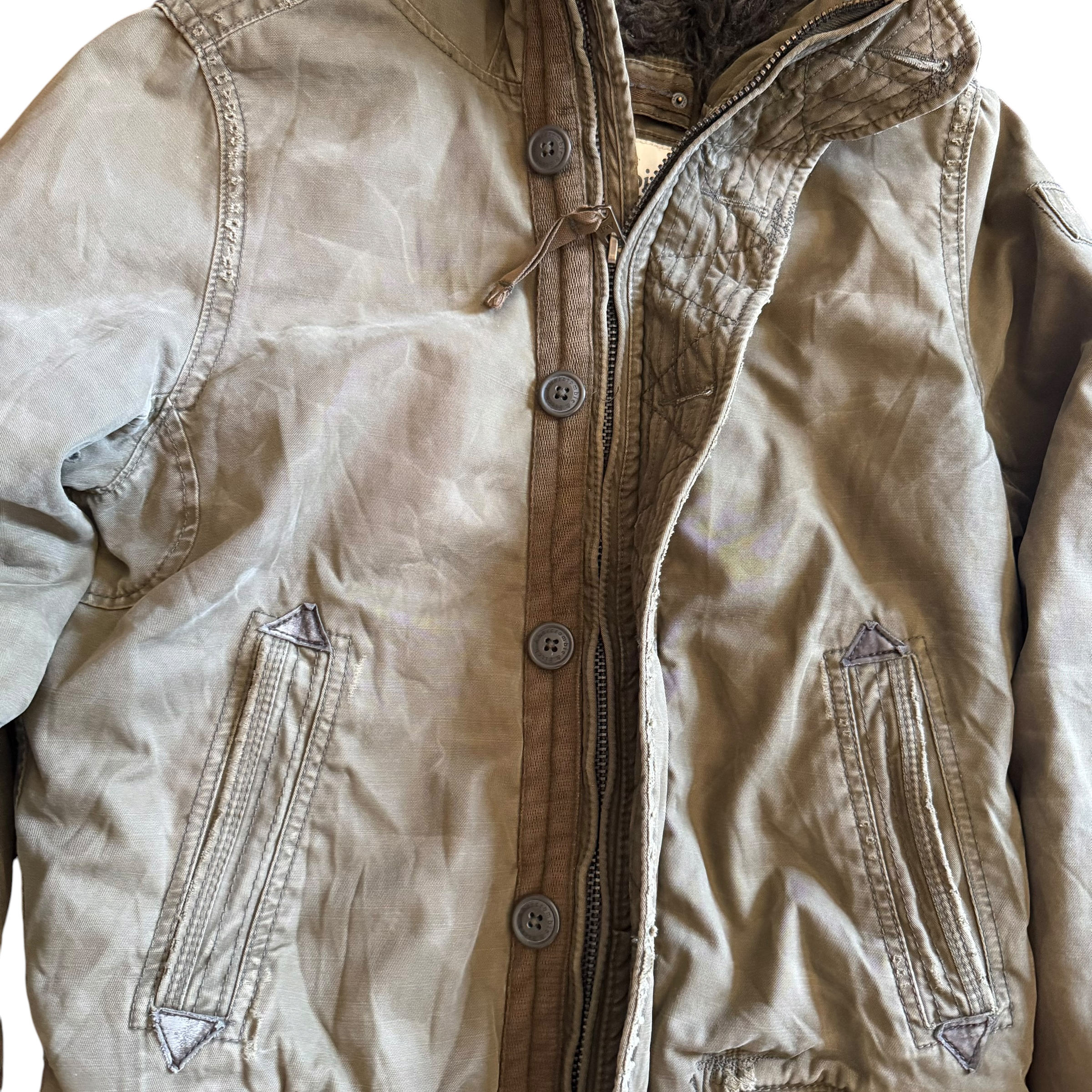 Abercrombie & Fitch Harrison Faux-Fur Lined Jacket