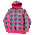 SS2008 Supreme Tartan Plaid Crest Logo Hoodie