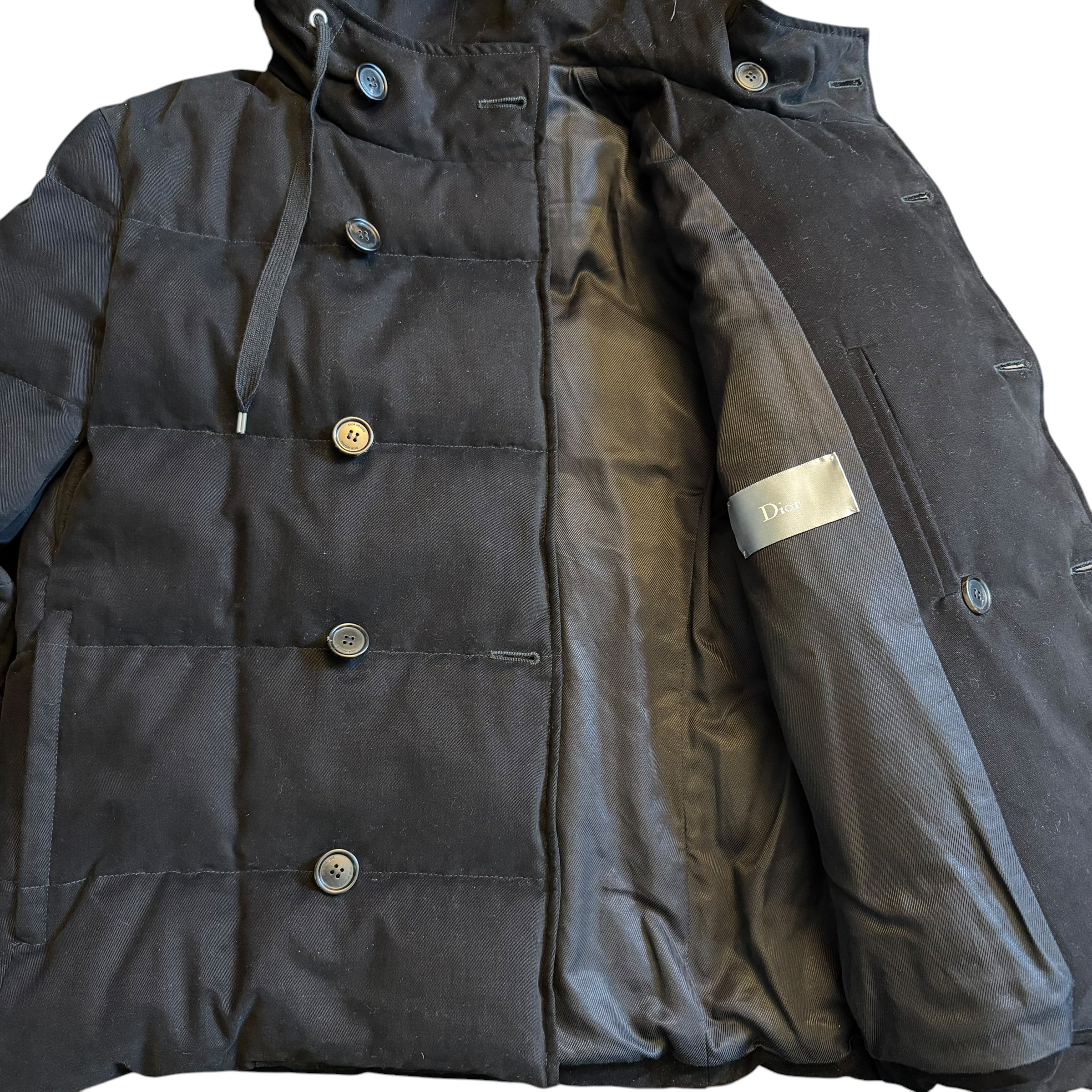 Dior Homme AW2012 Double Breasted Cotton Puffer Jacket