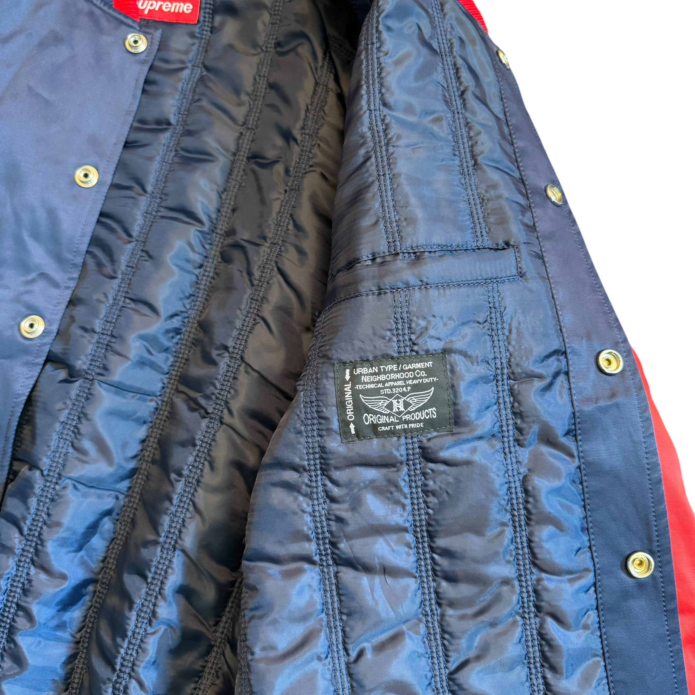 FW2006 Supreme x Neighborhood Satin Sukajan Baseball Jacket